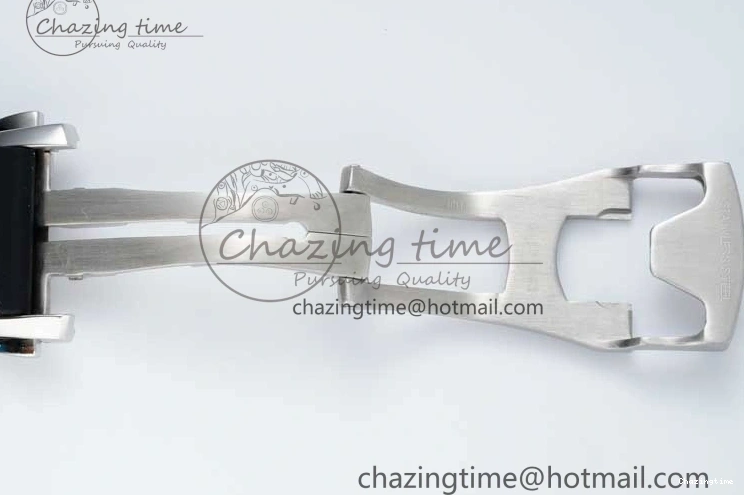 0226 SportInspired Speedmaster Racing Master SS HKF Best Edition Blue Black Dial on Black Rubber Strap A 7817